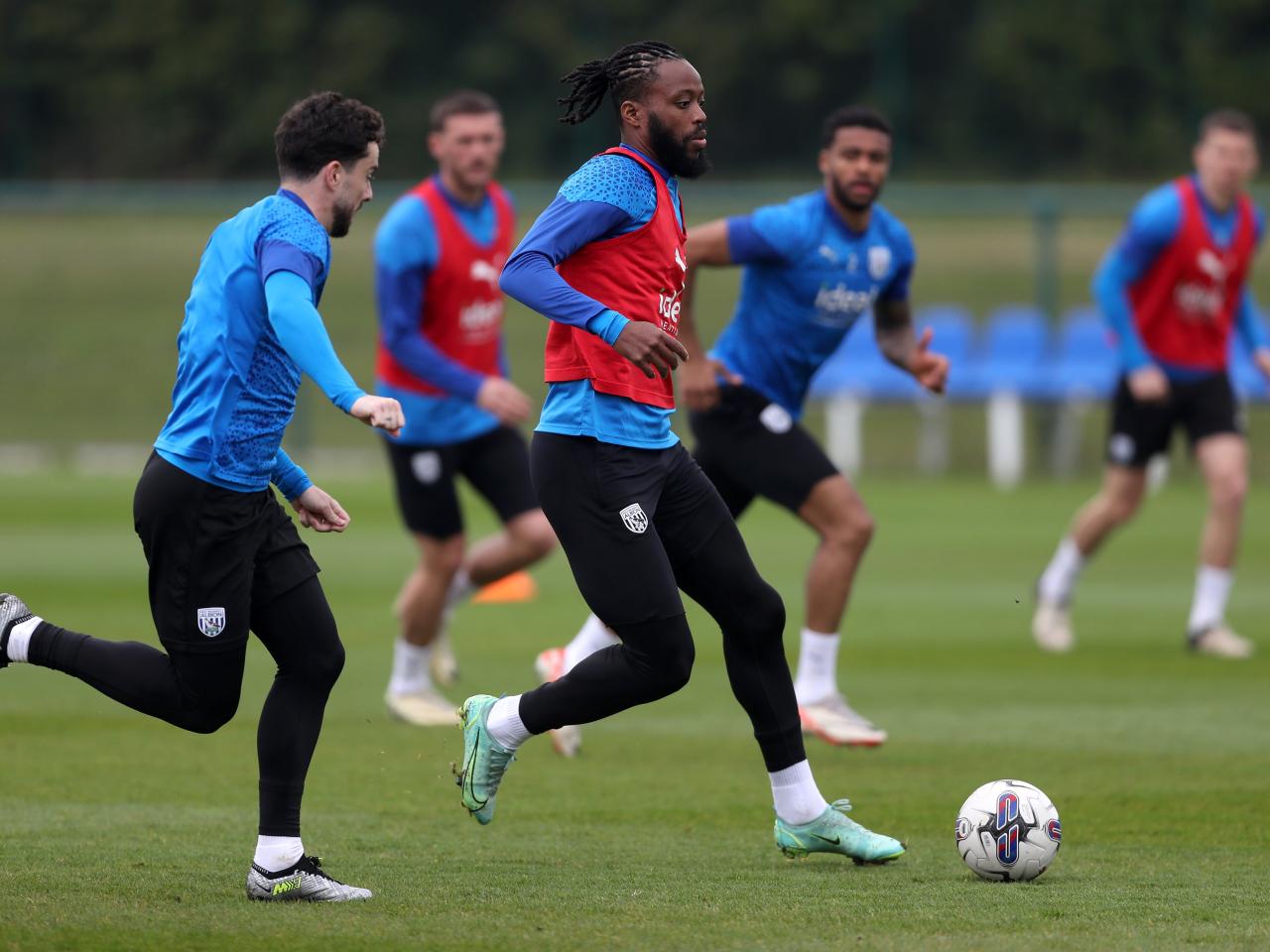 Nathaniel Chalobah on the ball during a training session