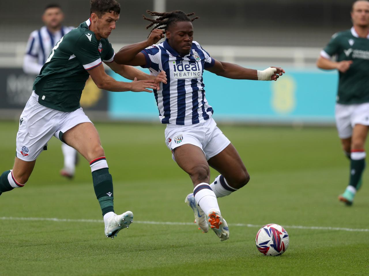 Brandon Thomas-Asante on the ball against Bolton 