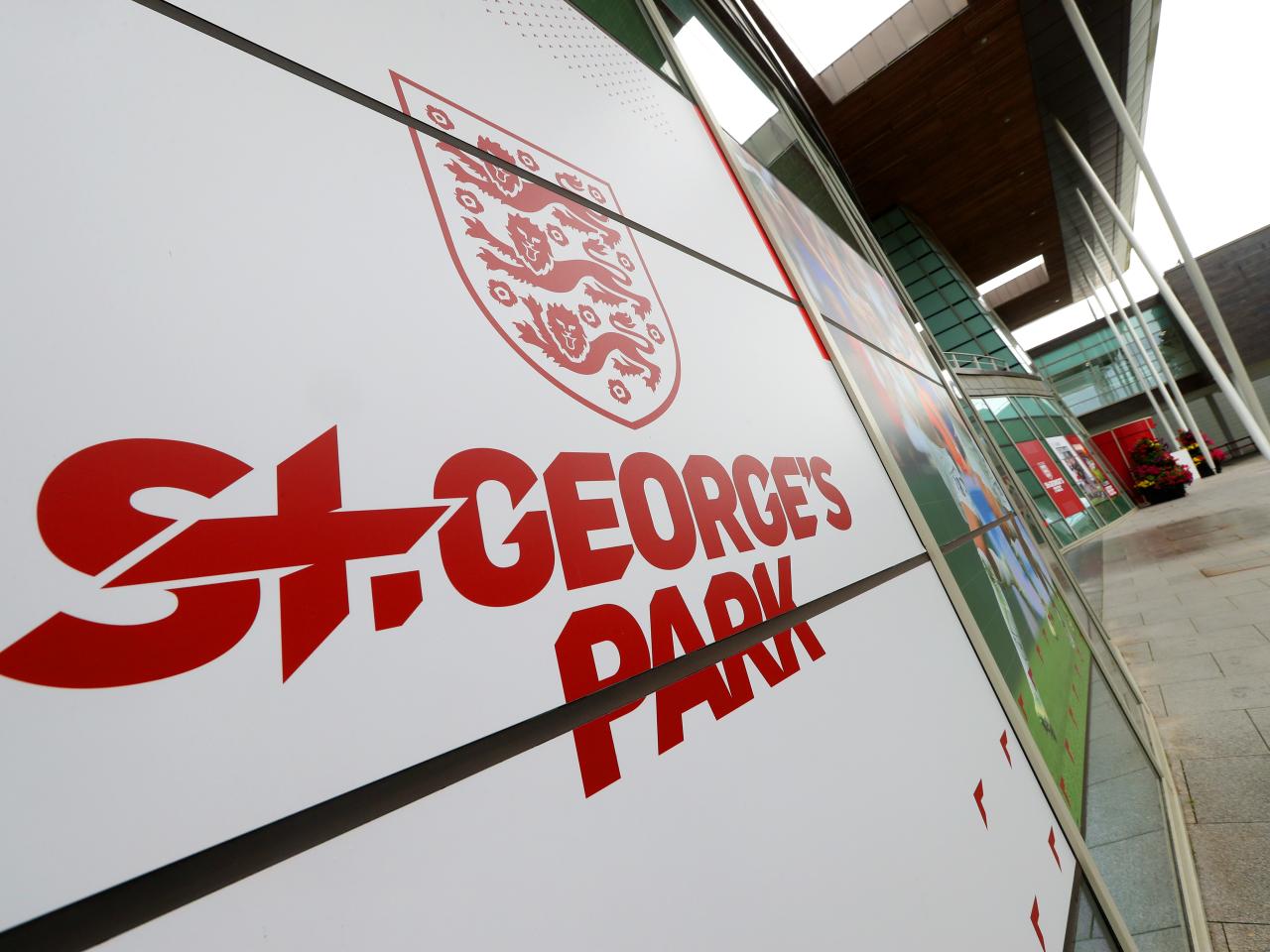 Branding on the wall at St. George's Park