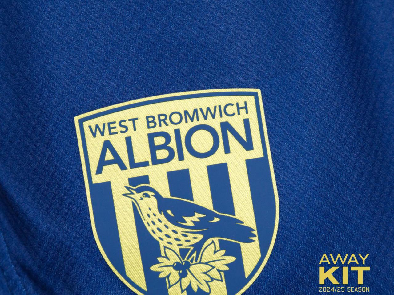 A close-up image of the 2024/25 away kit 