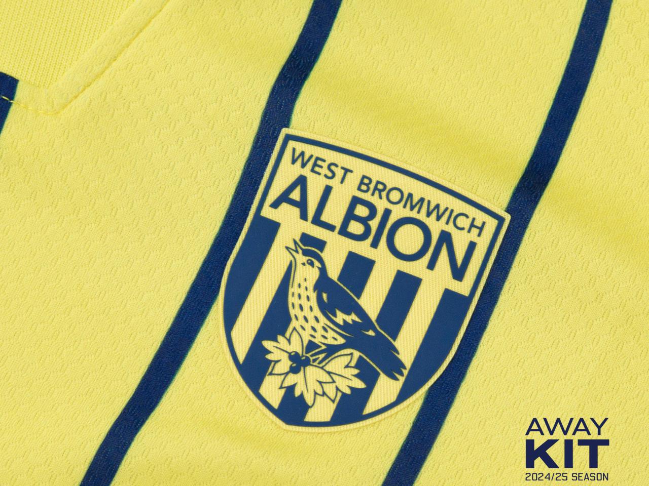 A close-up image of the 2024/25 away kit 