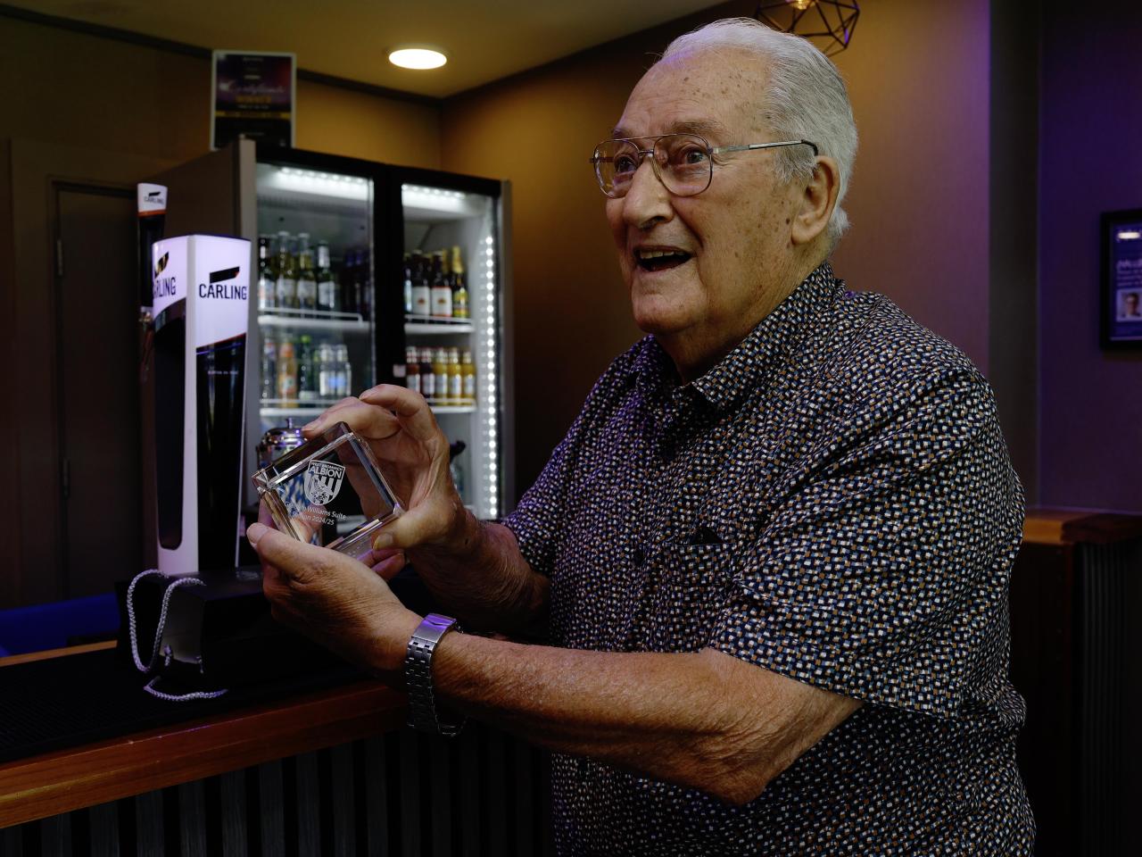 Graham Williams inside the Graham Williams Suite 