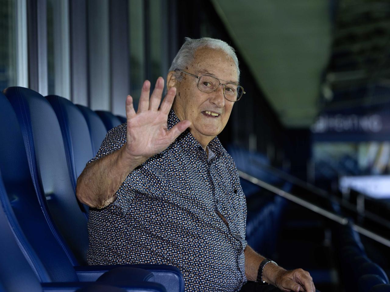 Graham Williams Waving at the camera 