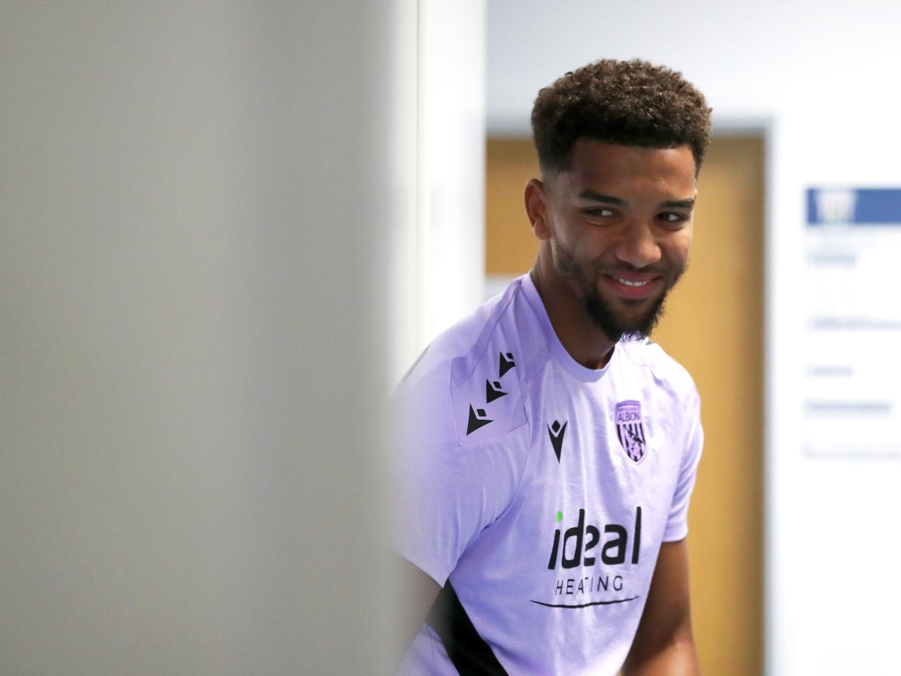 Mason Holgate smiling 