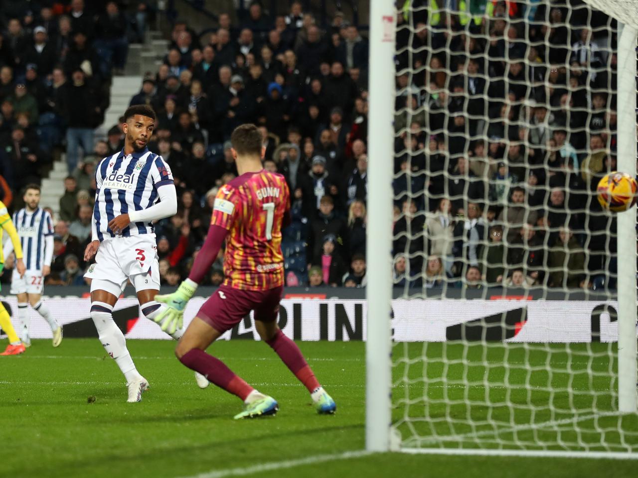 Mason Holgate scores against Norwich City 