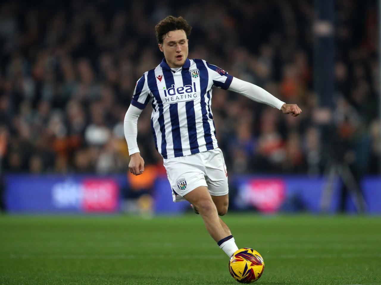 Callum Styles on the ball at Luton 