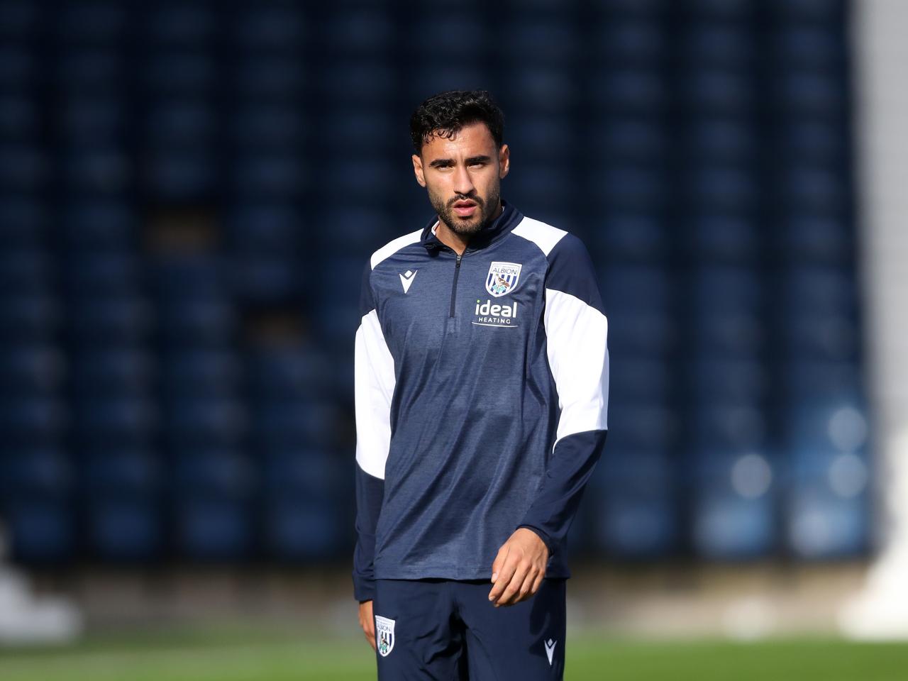 Gianluca Frabotta in the 24/25 Macron Trainingwear