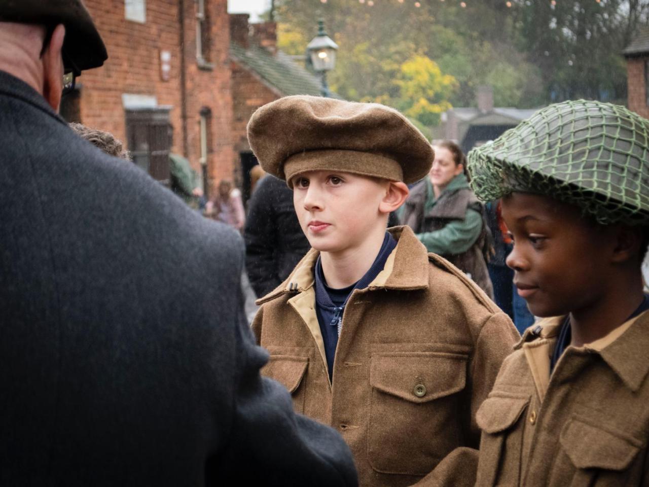 WBA U12s Academy players engaging with staff at The Black Country Museum
