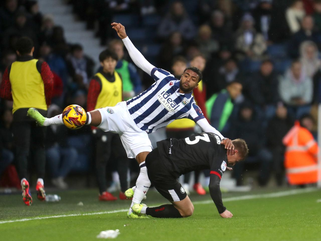 Darnell Furlong in action against Bristol City