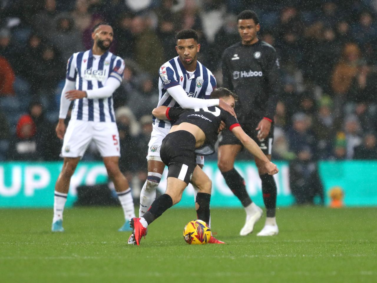 Mason Holgate in action against Bristol City