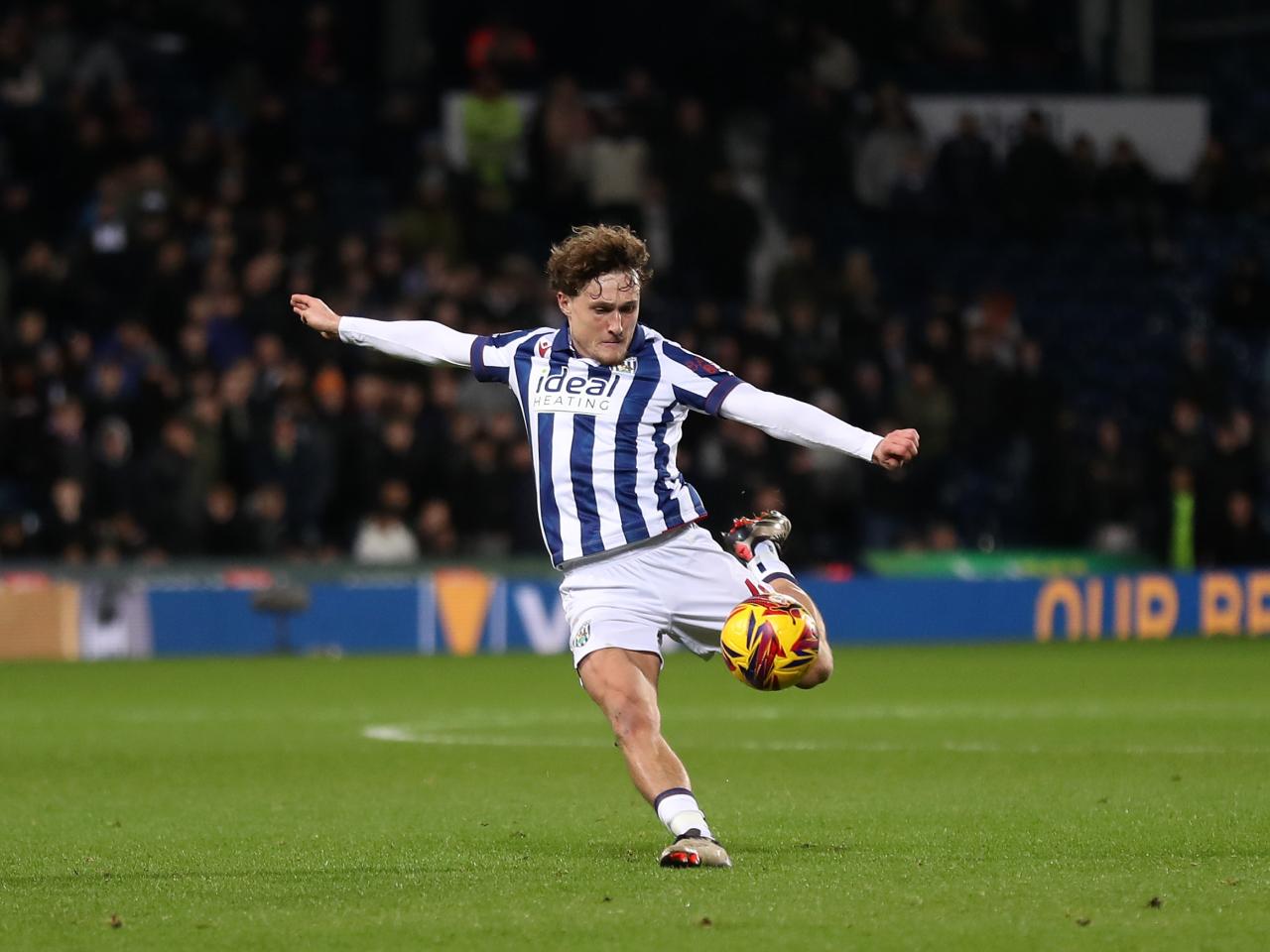 Callum Styles on the ball against Coventry City 