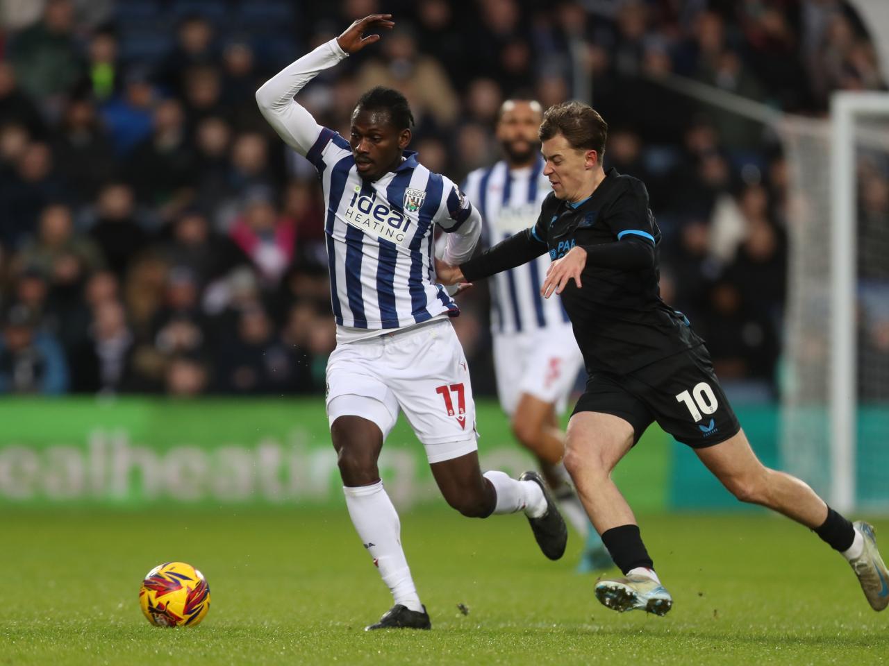Ousmane Diakité in action against Preston 