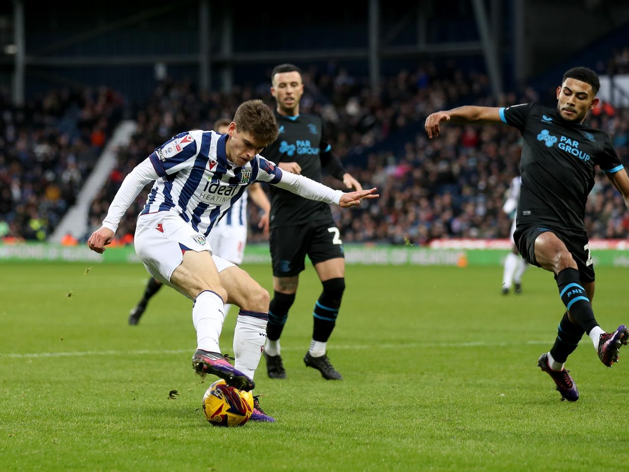 Tom Fellows in action against Preston