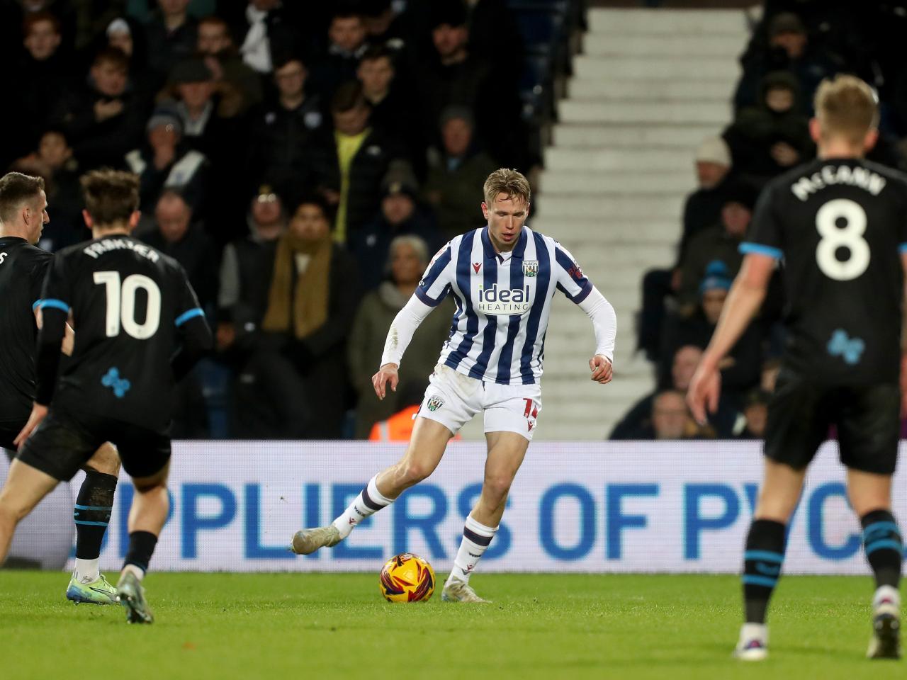 Torbjørn Heggem in action against Preston