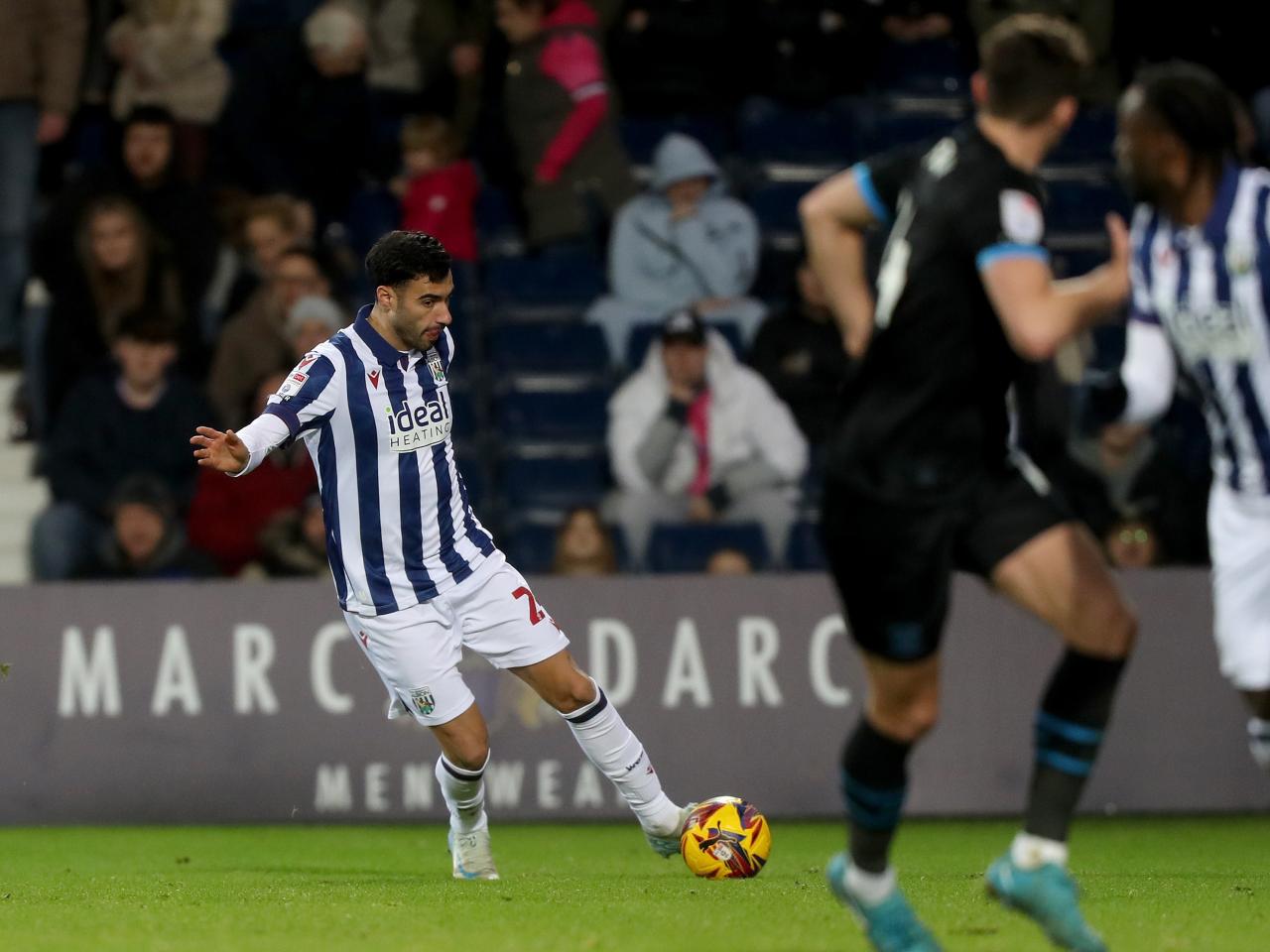 Gianluca Frabotta in action against Preston