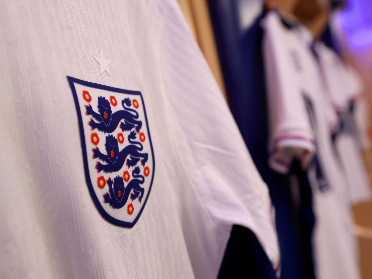 England shirts hanging up in the home dressing room at The Hawthorns before the game against Portugal