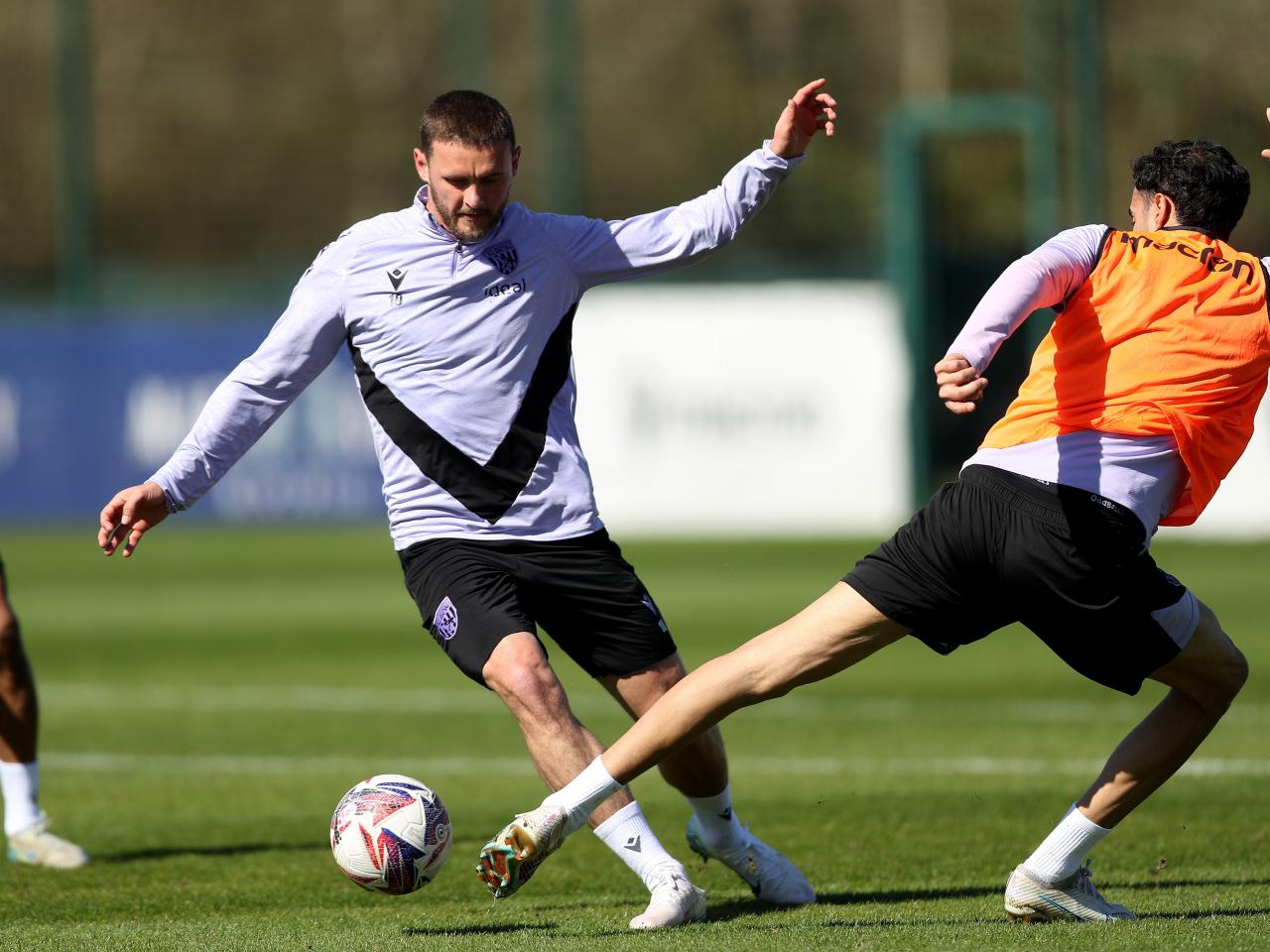 John Swift on the ball during training