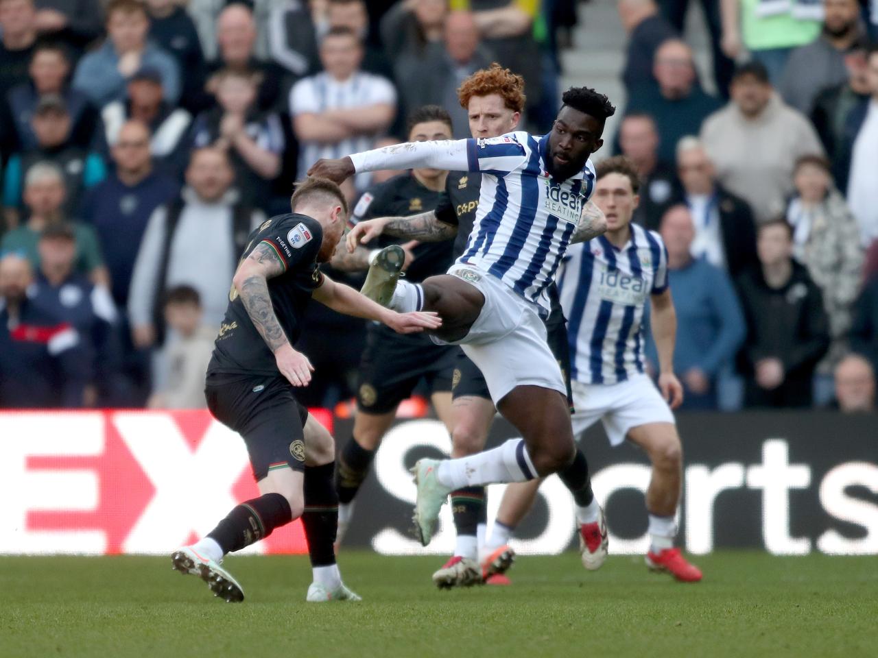 Daryl Dike in action against QPR 