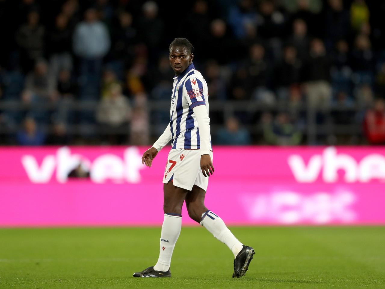 Ousmane Diakité in action against Burnley 