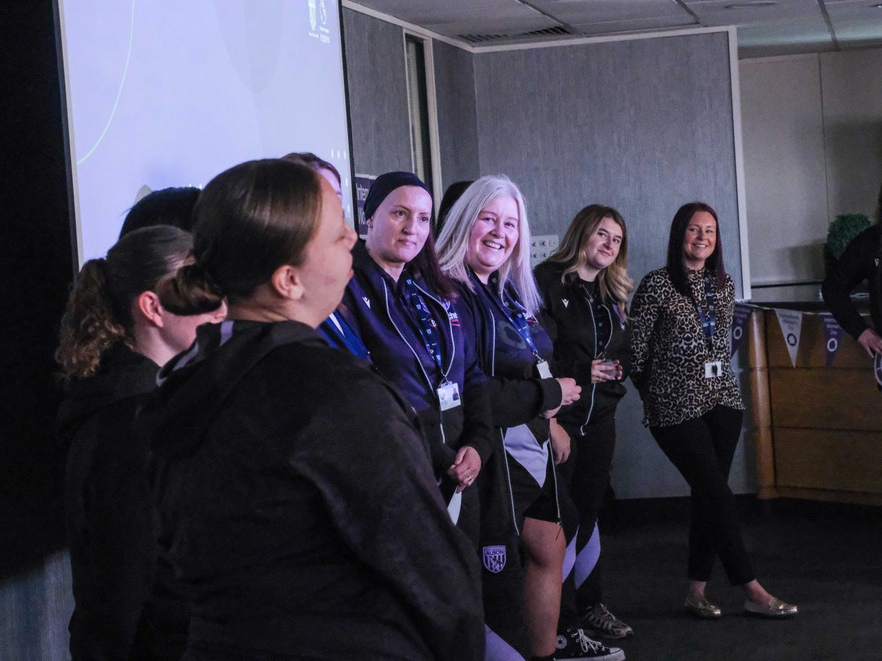 Staff from The Albion Foundation & West Bromwich Albion FC.