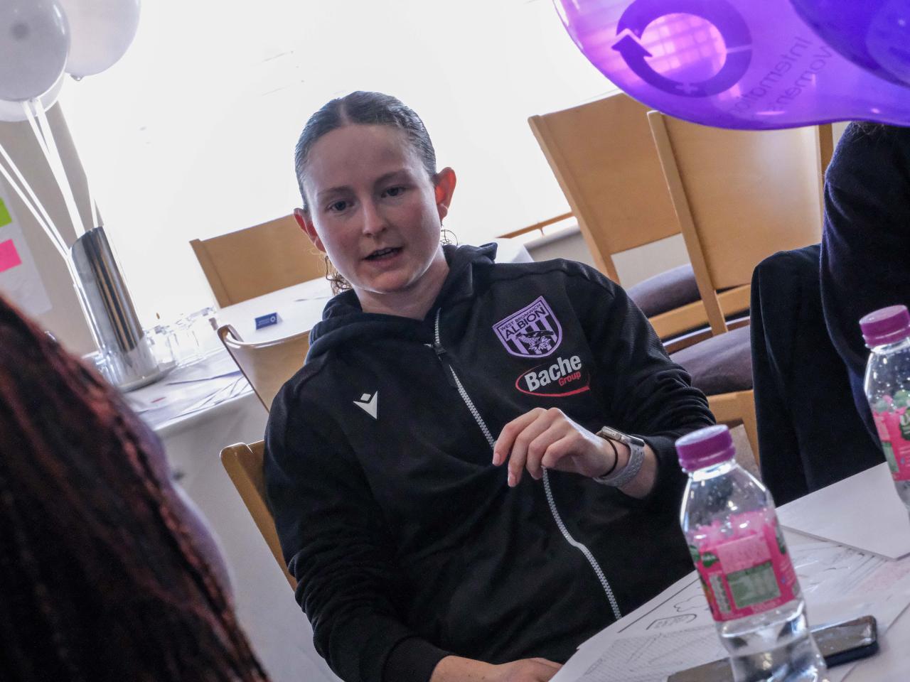 Albion Women midfielder Liv Rabjohn.