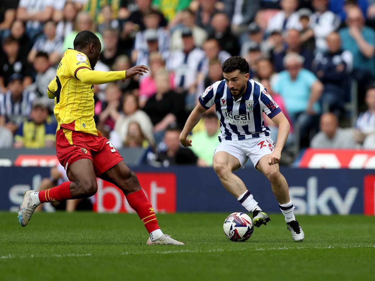 Mikey Johnston on the ball against Watford