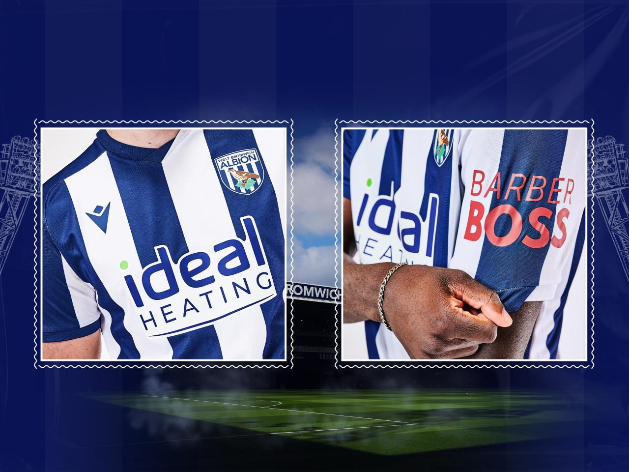 2025/26 Home Kit Close Up Images - Ideal Heating and Barber Boss