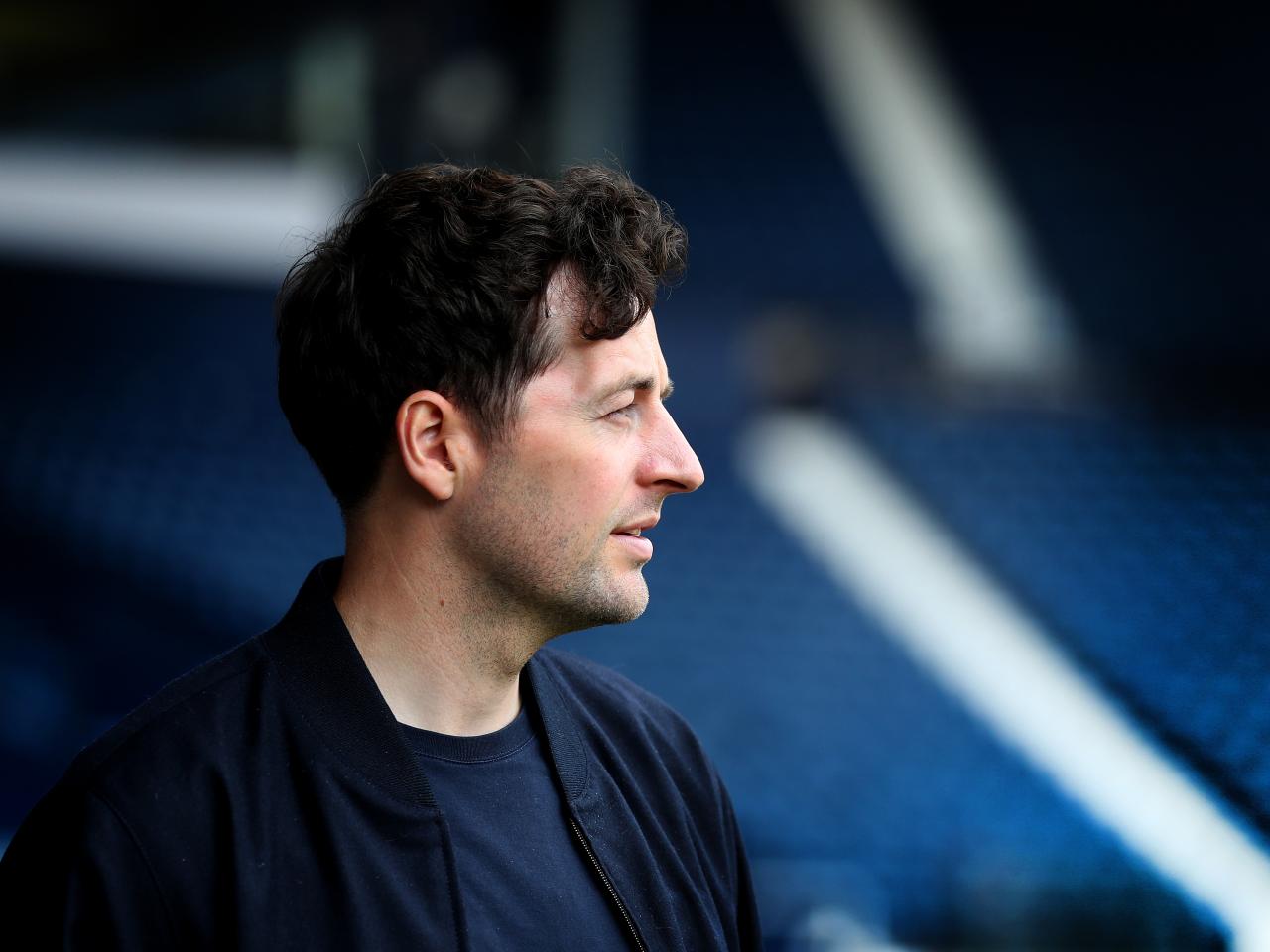 Ryan Mason looking out at the pitch at The Hawthorns