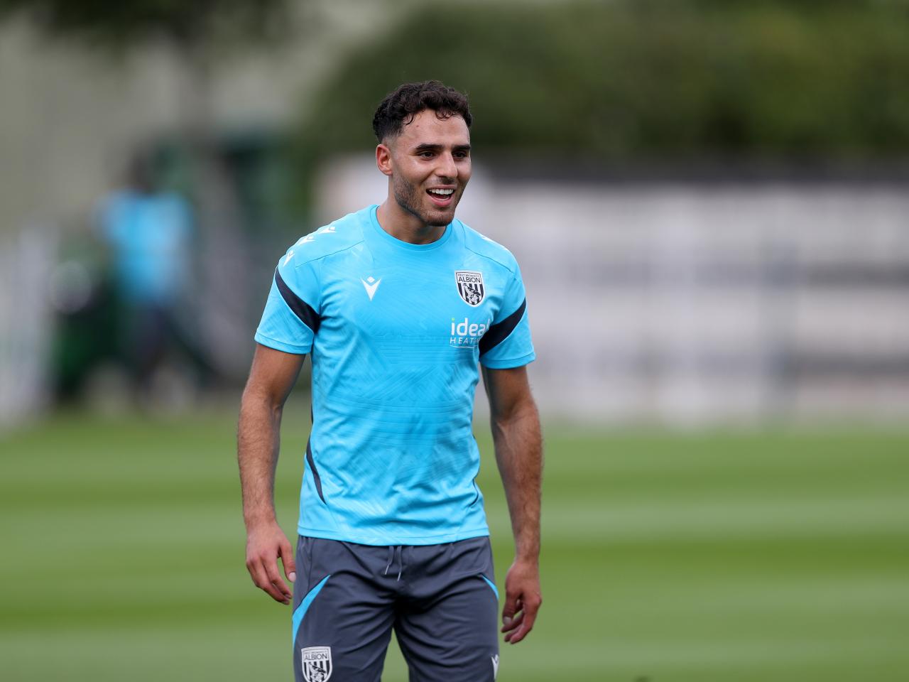 Tammer Bany smiling during a training session