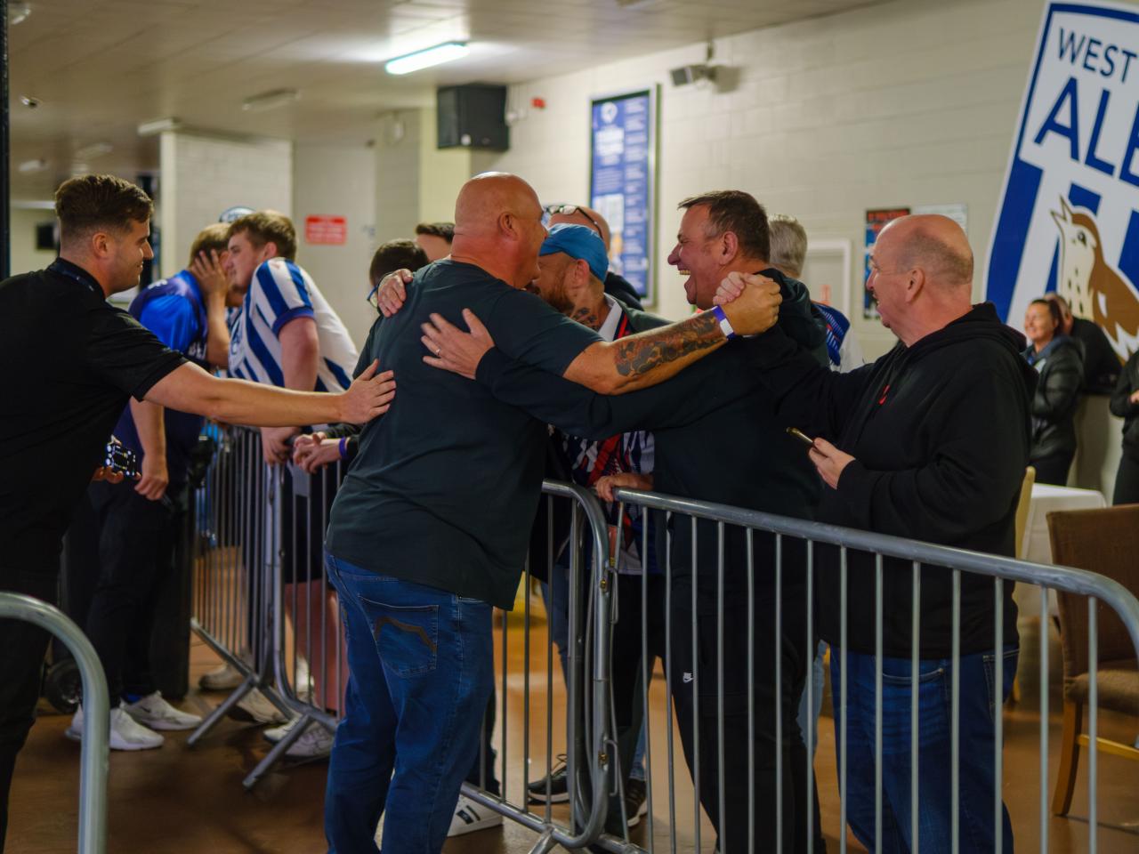 Darts winner Paul Dubberly celebrates.