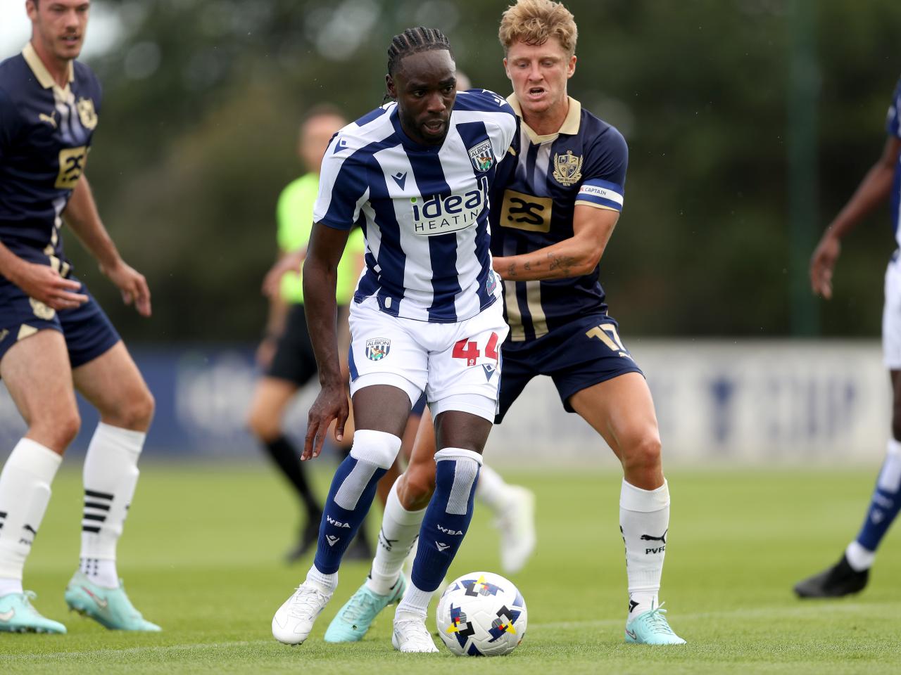 Devante Cole in action against Port Vale 