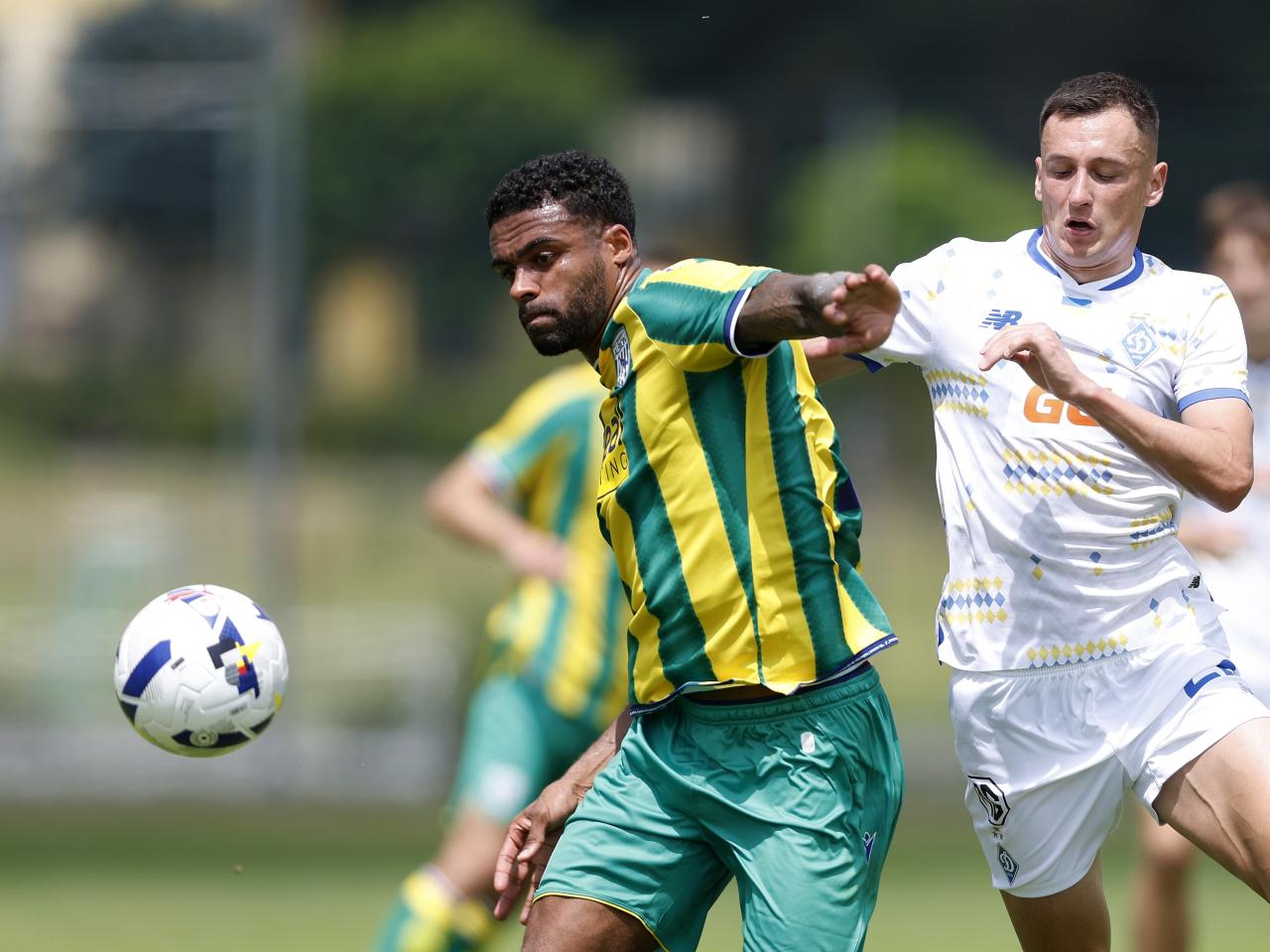 Darnell Furlong in action against Dynamo Kyiv in pre-season in Austria 