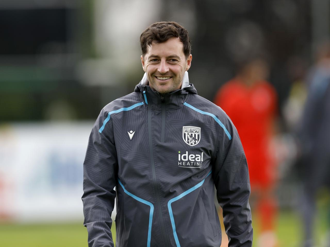Ryan Mason smiling after Albion's game with Dynamo Kyiv 