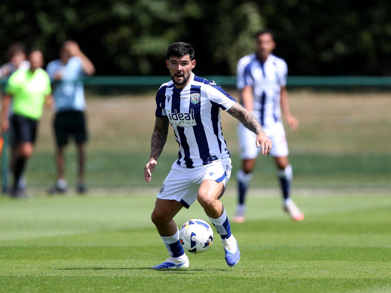 Alex Mowatt in action against Port Vale