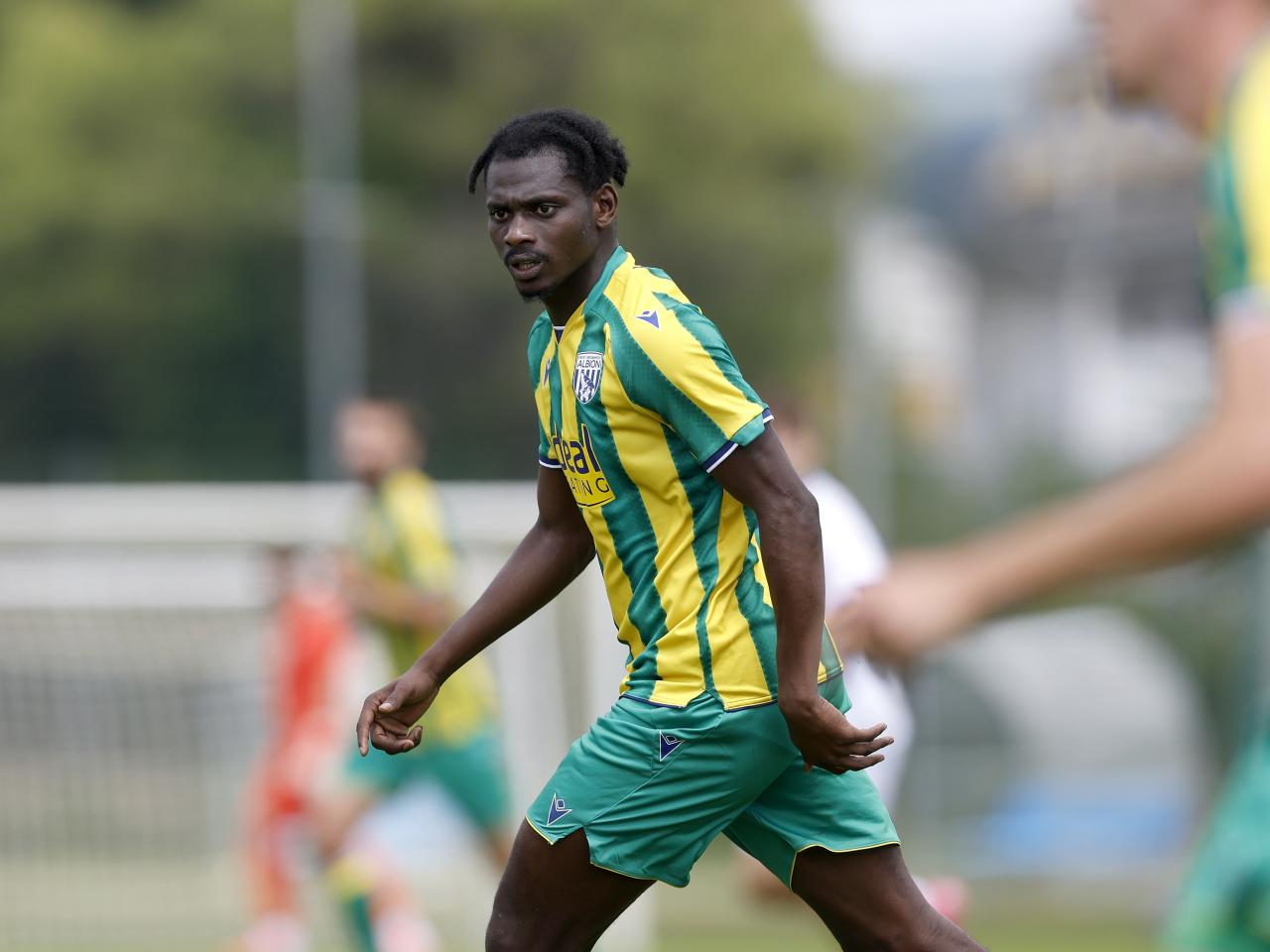 Ousmane Diakité in action against Dynamo Kyiv in pre-season in Austria 