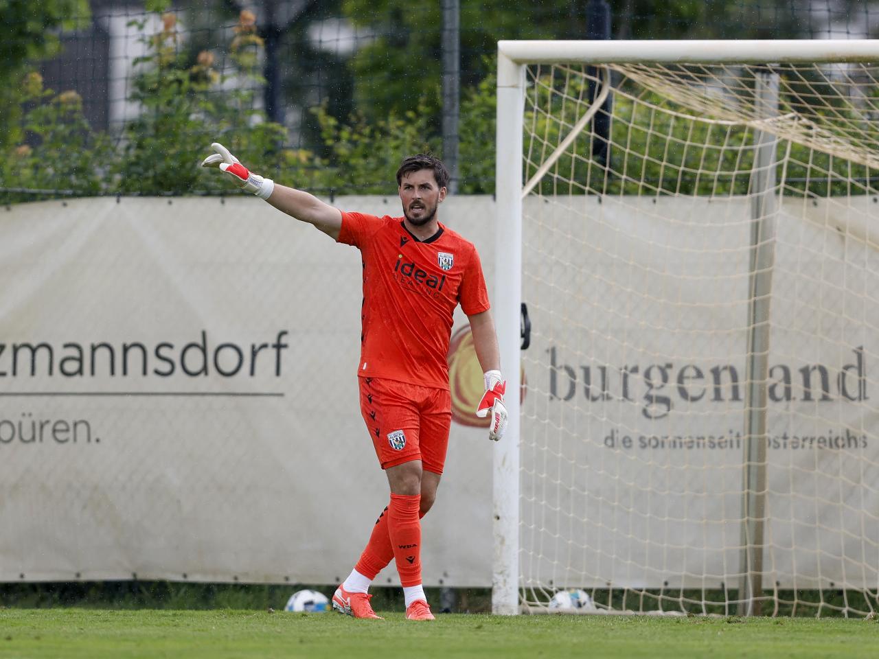 Joe Wildsmith in action against Dynamo Kyiv in pre-season in Austria 