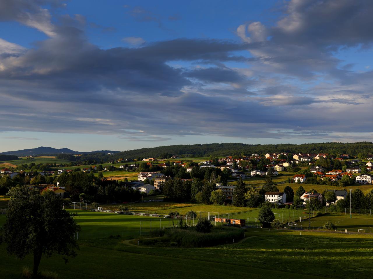 A general view of the landscape in Austria where Albion have been based