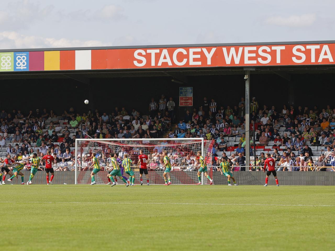 A photo of Albion supporters