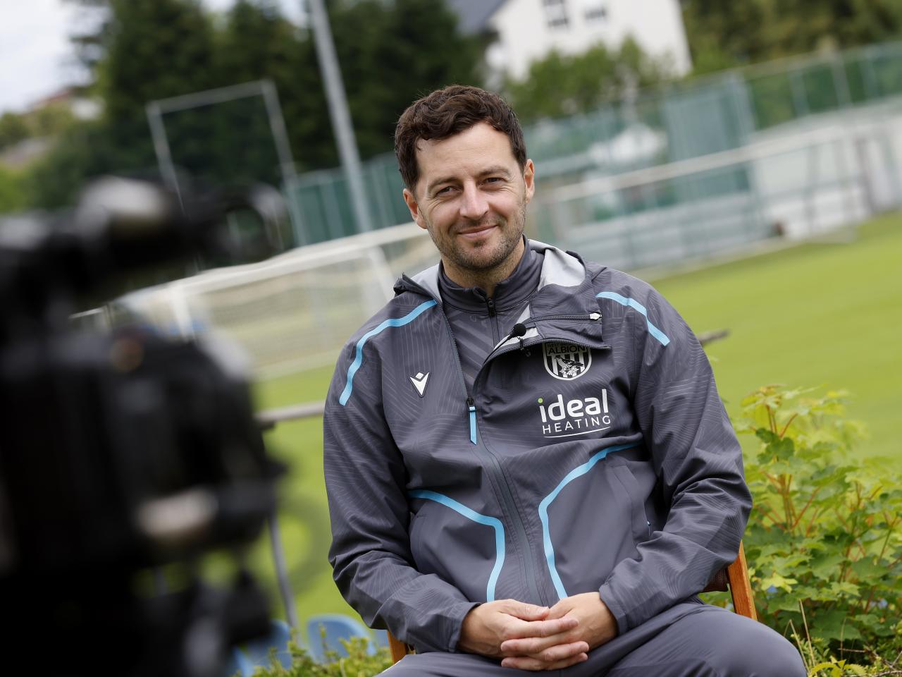 Ryan Mason is interviewed by WBA TV in Austria 
