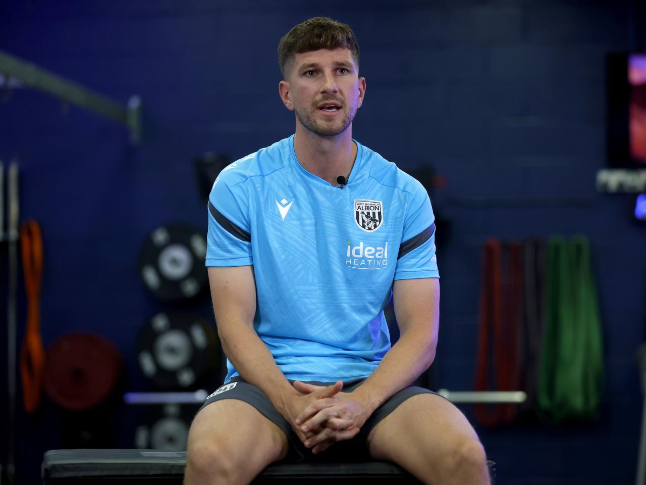 Chris Mepham is interviewed by WBA TV