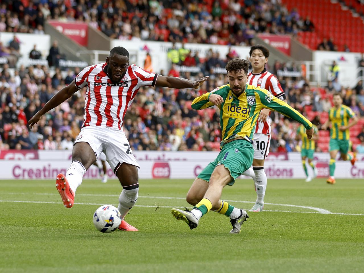 Mikey Johnston in action against Stoke 