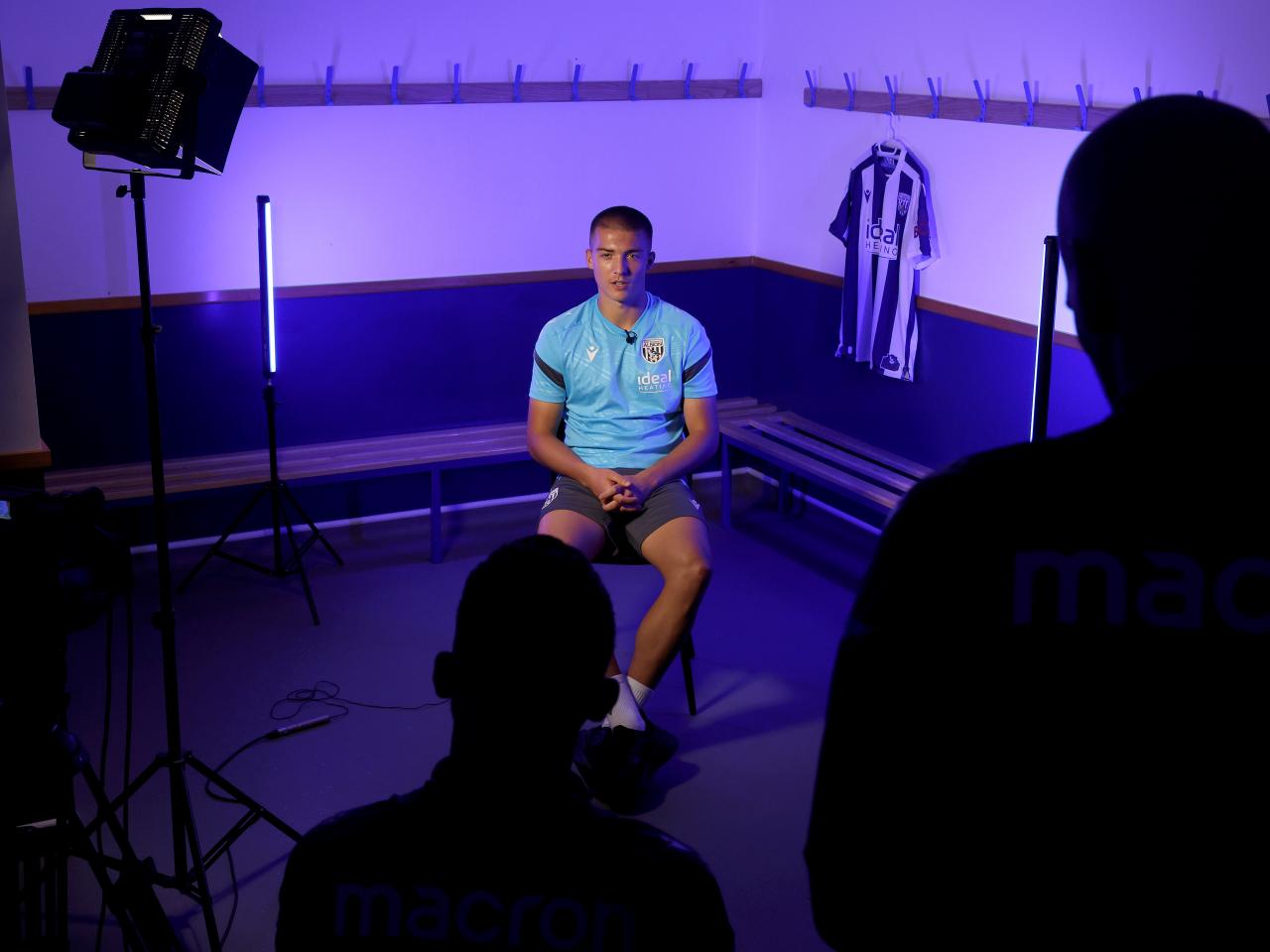 Alfie Gilchrist speaking to WBA TV