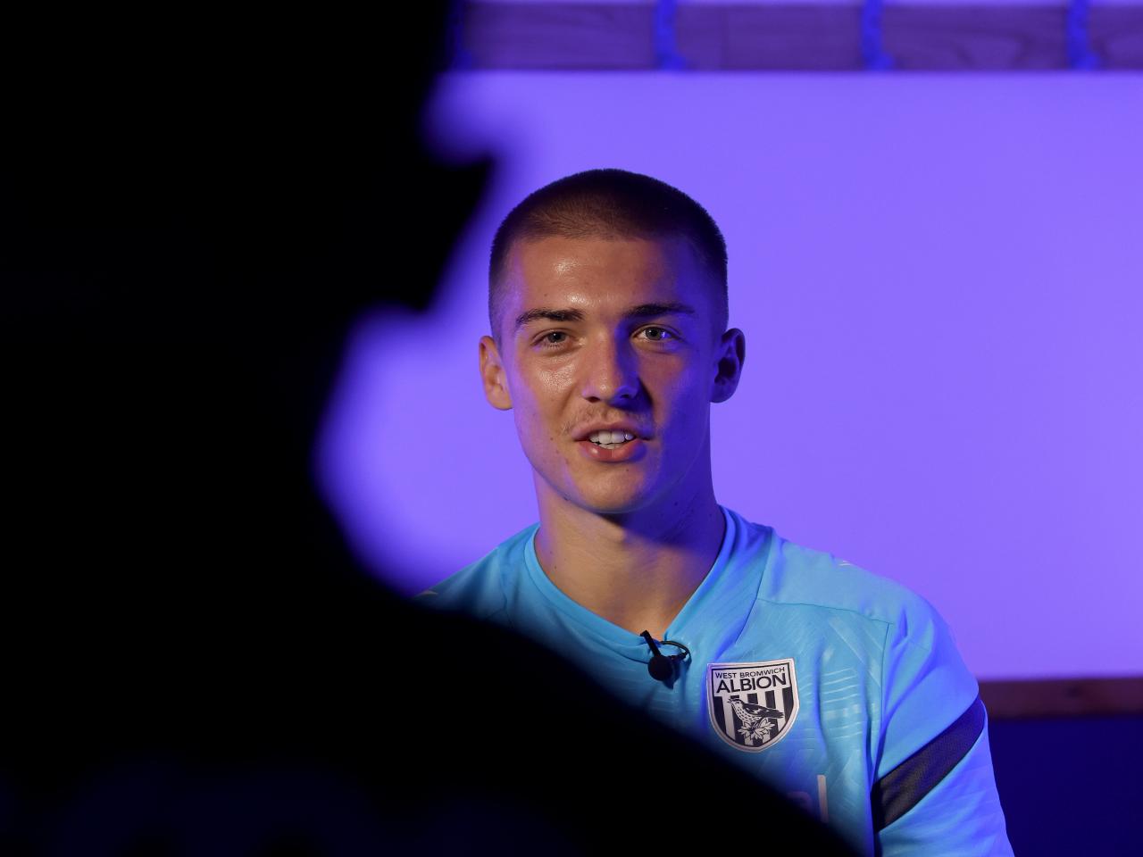 Alfie Gilchrist speaking to WBA TV