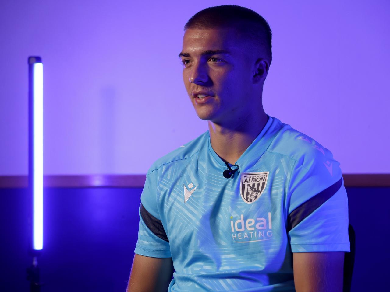 Alfie Gilchrist speaking to WBA TV