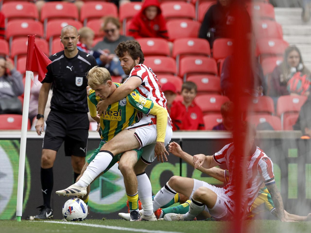Toby Collyer in action against Stoke 