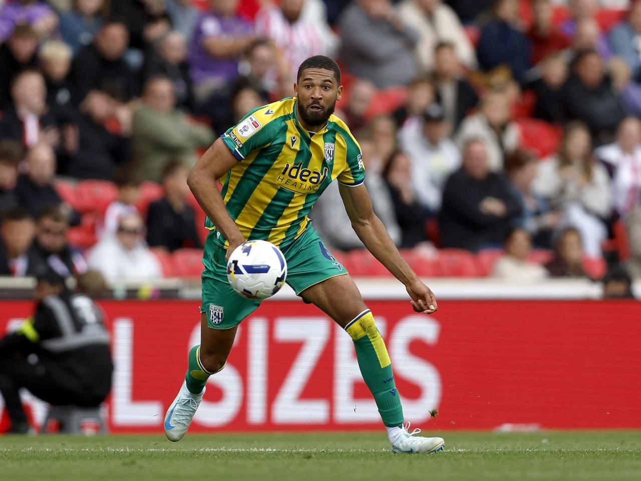 George Campbell in action against Stoke 