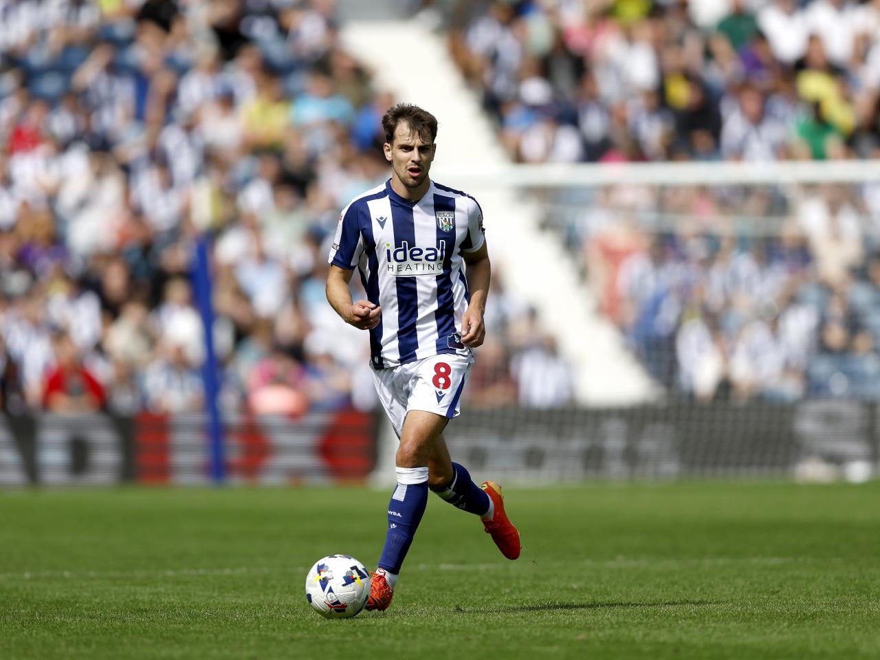 Jayson Molumby in action against Blackburn