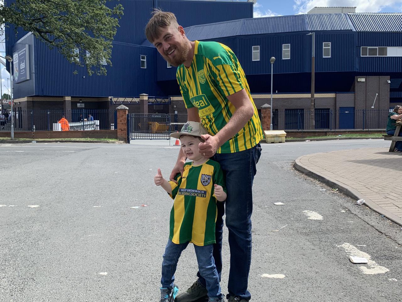 West Bromwich Albion fan photos at The Hawthorns for 125th anniversary