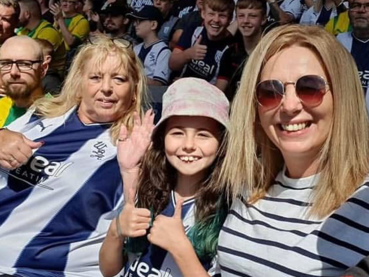 West Bromwich Albion fan photos at The Hawthorns for 125th anniversary