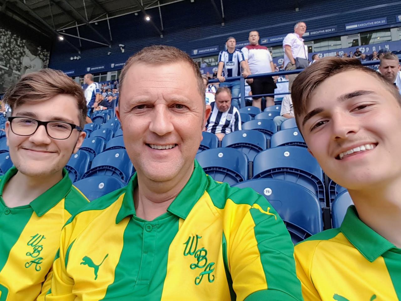 West Bromwich Albion fan photos at The Hawthorns for 125th anniversary
